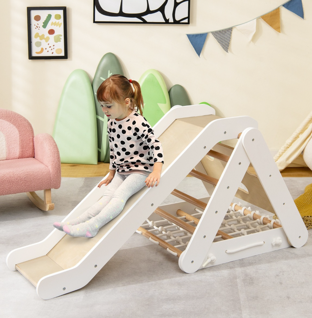 Climbing Frames — 4-in-1 Triangle Climber with Reversible Ramp at Baby Direct