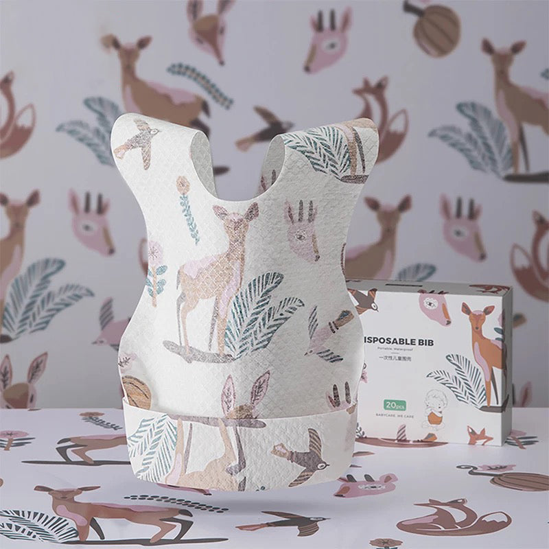 Bibs – Babycare Disposable BIBs Deer 20 sheets