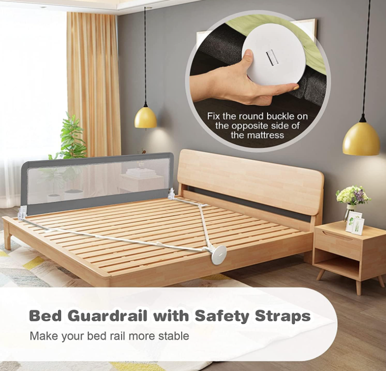 Rever Bebe long guard bed rails for Toddlers 180cm