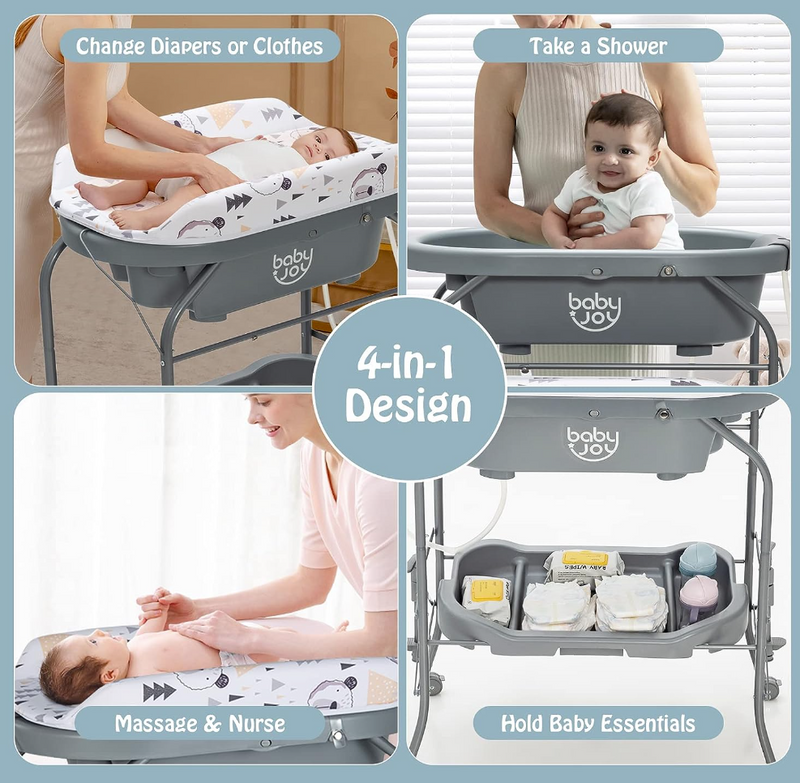 Rever bebe deluxe Bathtub with Changing Table