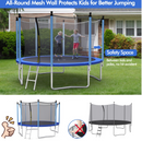 Rever Bebe Ultimate Outdoor Trampoline with Safety Netting and Climbing Ladder