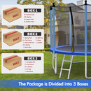 Rever Bebe Ultimate Outdoor Trampoline with Safety Netting and Climbing Ladder