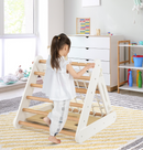 Rever Bebe 4-in-1 Toddler Climbing Toys with 3-Sided Triangle Climber