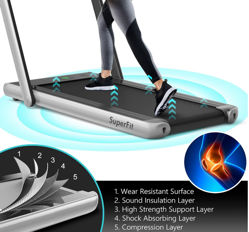 Rever Living 2-in-1 Walking & Running Treadmill