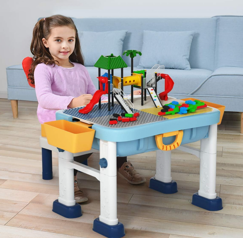 Rever Bebe 6 in 1 Building Block Activity Table And Chair Sets