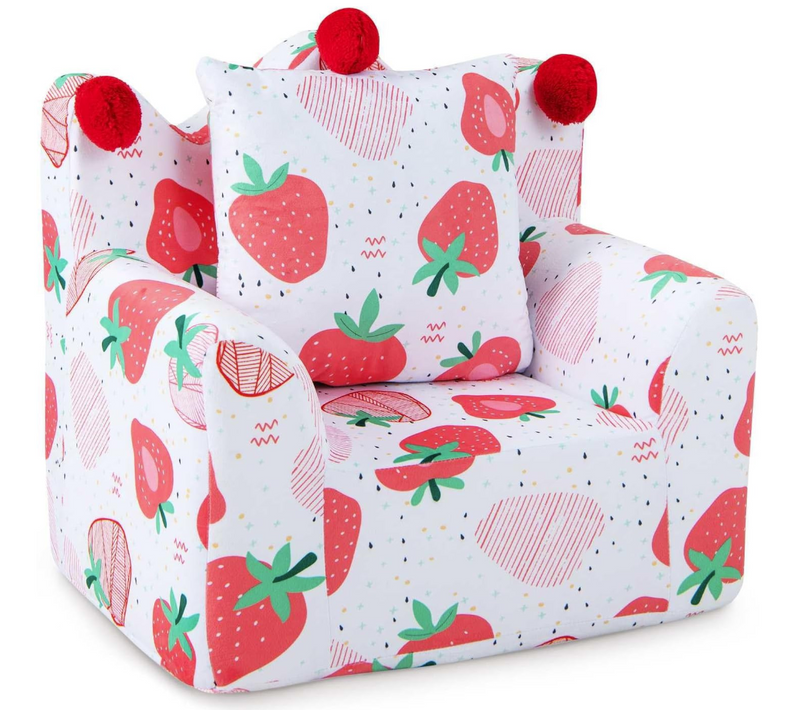 Rever Bebe Kids Sofa Couch with Extra Padded Pillow