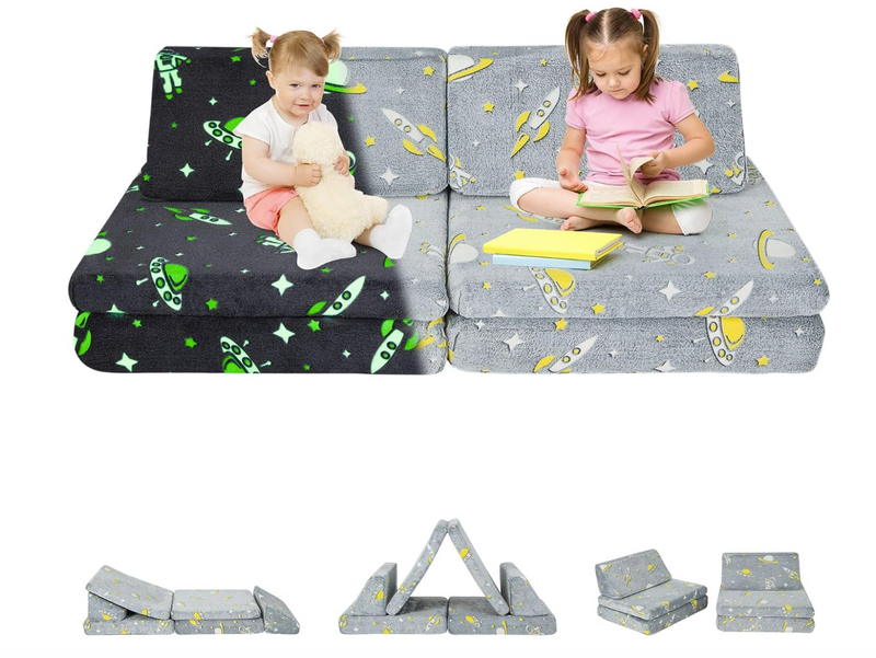 Rever Bebe 6 PCS Kids Modular Play Sofa Couch