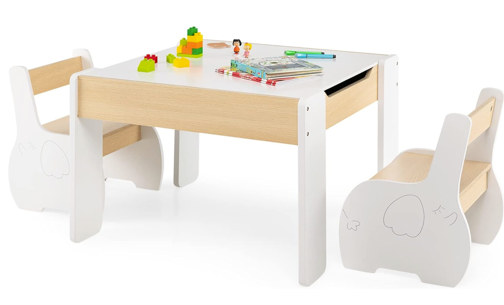 Rustic kids table and chairs shop