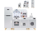 Modular Kids Kitchen Playset with Range Hood and Washing Machine