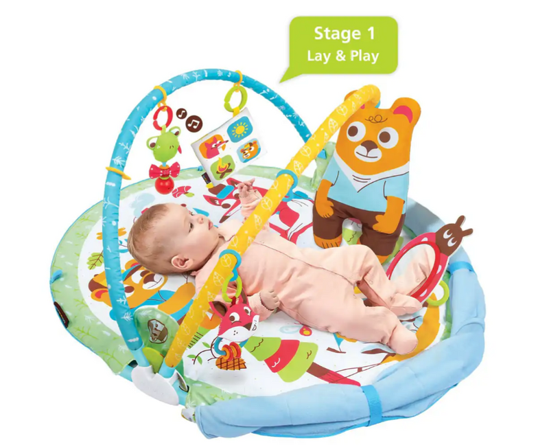 Yookidoo Play'n' Nap Gymotion Activity Gym Mat Kids/Baby/Toddler/Toys 0-12m