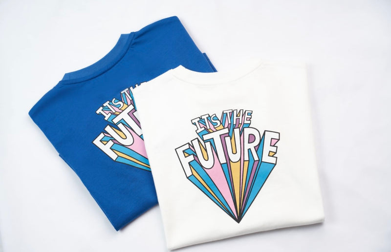 Toddler Boy It's The Future printed designed T-shirt