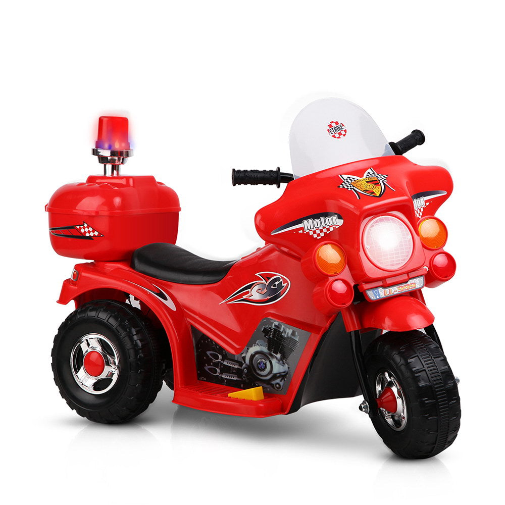 Rigo Kids Ride On Motorbike Motorcycle Car Red - Main Image