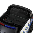 Rigo Kids Ride On Car Inspired Patrol Police Electric Powered Toy Cars Black