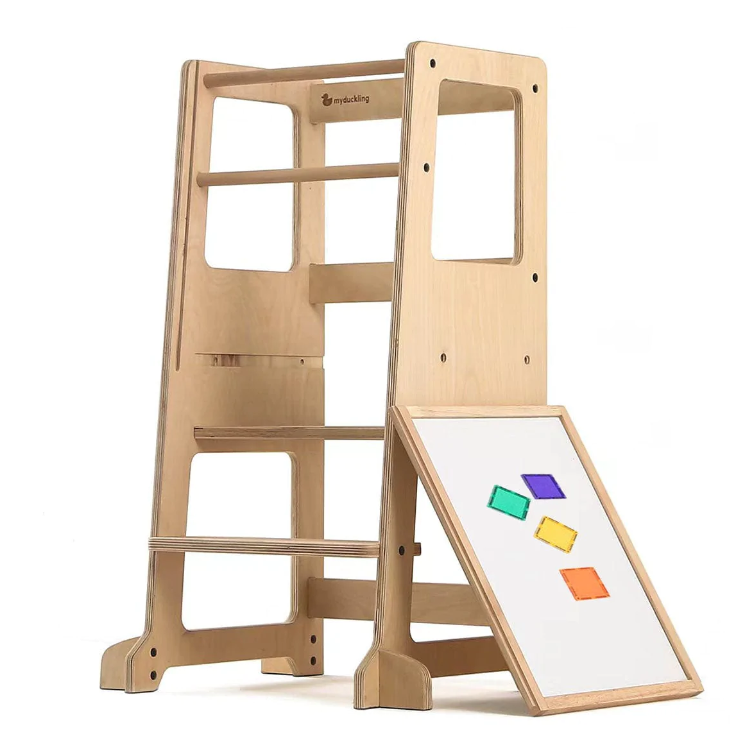 My duckling LOLA Deluxe Adjustable Learning Tower - Natural
