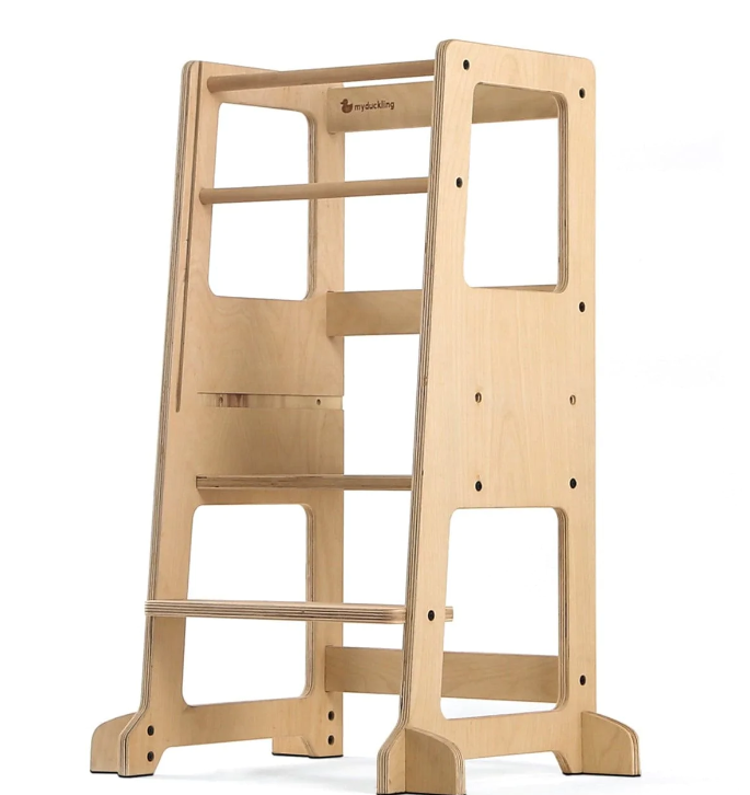 My duckling LOLA Deluxe Adjustable Learning Tower - Natural