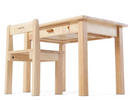 My duckling LINA Kids Study Table and Chair Set - Rubberwood