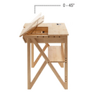 My duckling NALA Solid Wood Study Desk With Easel