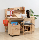 My duckling NALA Solid Wood Study Desk With Easel
