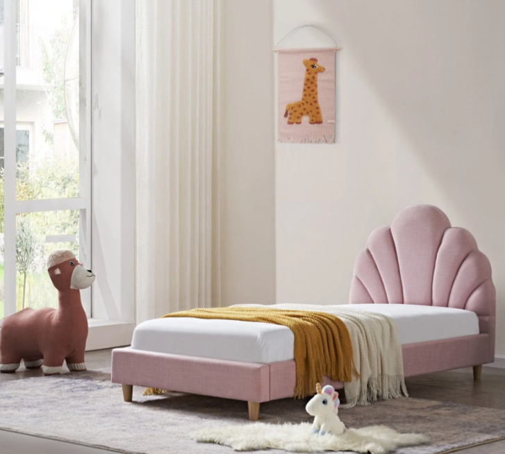 My duckling TIA Kids Single Upholstered Bed - Pink