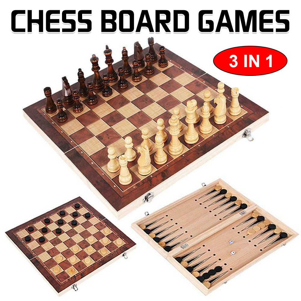 Wooden Chess Set I The Montessori Room