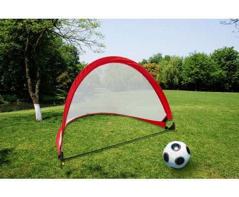 Portable Kids Soccer Goals Complete Set