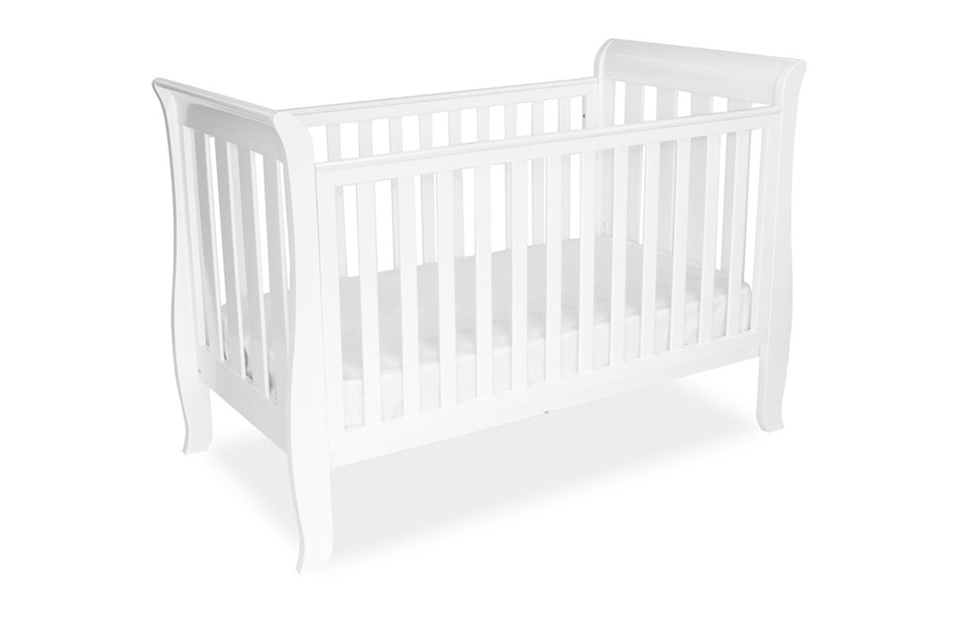 Babyhood georgia sleigh outlet cot