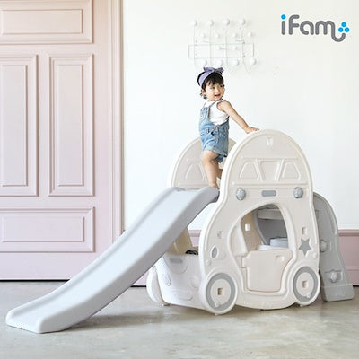 IFAM - Kaka Roof Car Slide with Mat - Cream (ETA END OF NOV)