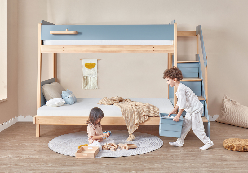 Boori Natty Maxi Bunk Bed with Storage Staircase