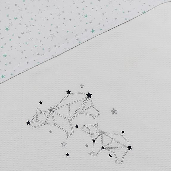 Lolli Living Jersey Fitted Sheet - Shining Stars