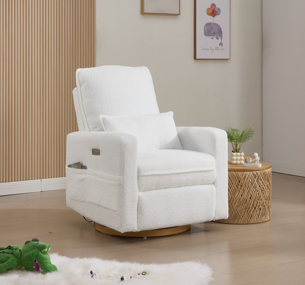 Nursery, Nursing & Feeding Chairs – Rever Bebe Serena Electric Recliner Glider Nursery Chair