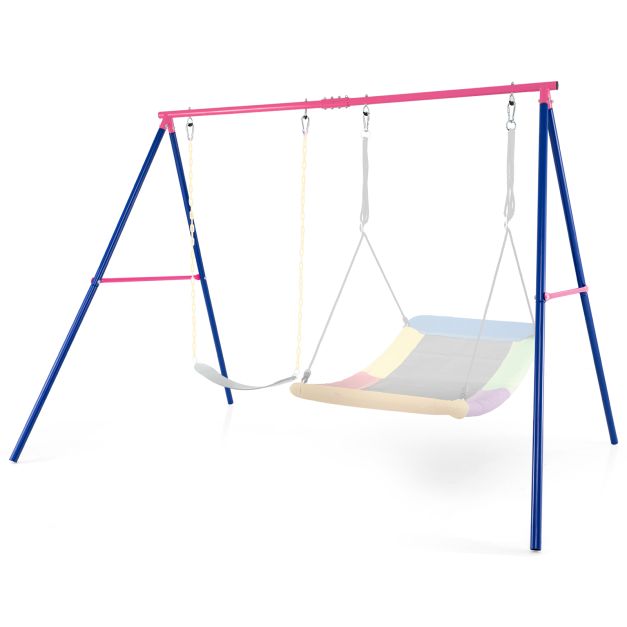 Swings & Playsets — 250cm A-Frame Swing Stand with Four Carabiners at Baby Direct