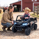 12V Kids' Ride-On Car with Dual 50W Motors and Remote Control for Kids - Black - product detail 1
