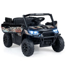 12V Kids' Ride-On Car with Dual 50W Motors and Remote Control for Kids - Black - product detail 4