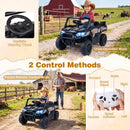 12V Kids' Ride-On Car with Dual 50W Motors and Remote Control for Kids - Black - product detail 9