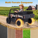 12V Kids' Ride-On Car with Dual 50W Motors and Remote Control for Kids - Black - product detail 10