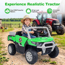 12V Kids' Ride-On Car with Dual 50W Motors and Remote Control for Kids - Green - product detail 7