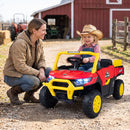12V Kids' Ride-On Car with Dual 50W Motors and Remote Control for Kids - Red - product detail 1