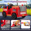 12V Kids' Ride-On Fire Truck with Parent Remote Control with Water Gun - Red - product detail 7