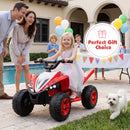 12V 4-Wheeler Quad Electric Vehicle with LED Lights and Music for Boys Girls Aged 3+ - Red - product detail 7