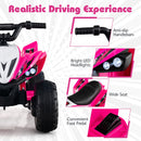 12V 4-Wheeler Quad Electric Vehicle with LED Lights and Music for Boys Girls Aged 3+ - Pink - product detail 8