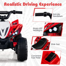 12V 4-Wheeler Quad Electric Vehicle with LED Lights and Music for Boys Girls Aged 3+ - Red - product detail 8