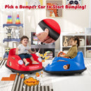 12V Electric Kids' Ride-On Bumper Car with Remote Control for Toddlers 2-5 Years Old - Red - product detail 4