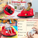 12V Electric Kids' Ride-On Bumper Car with Remote Control for Toddlers 2-5 Years Old - Red - product detail 6