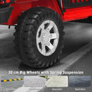12V Kids' Ride-On Car with Parental Remote Control and Spring Suspension - Red - product detail 10