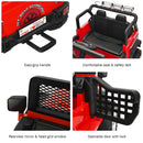 12V Kids' Ride-On Car with Parental Remote Control and Spring Suspension - Red - product detail 12