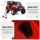 12V Kids' Ride-On Car with Parental Remote Control and Spring Suspension - Red - product detail 9