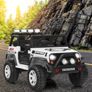 12V Kids' Ride-On Car with Parental Remote Control and Spring Suspension - White - product detail 1