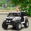 12V Kids' Ride-On Car with Parental Remote Control and Spring Suspension - White - product detail 2