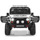 12V Kids' Ride-On Car with Parental Remote Control and Spring Suspension - White - product detail 4