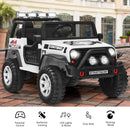12V Kids' Ride-On Car with Parental Remote Control and Spring Suspension - White - product detail 6